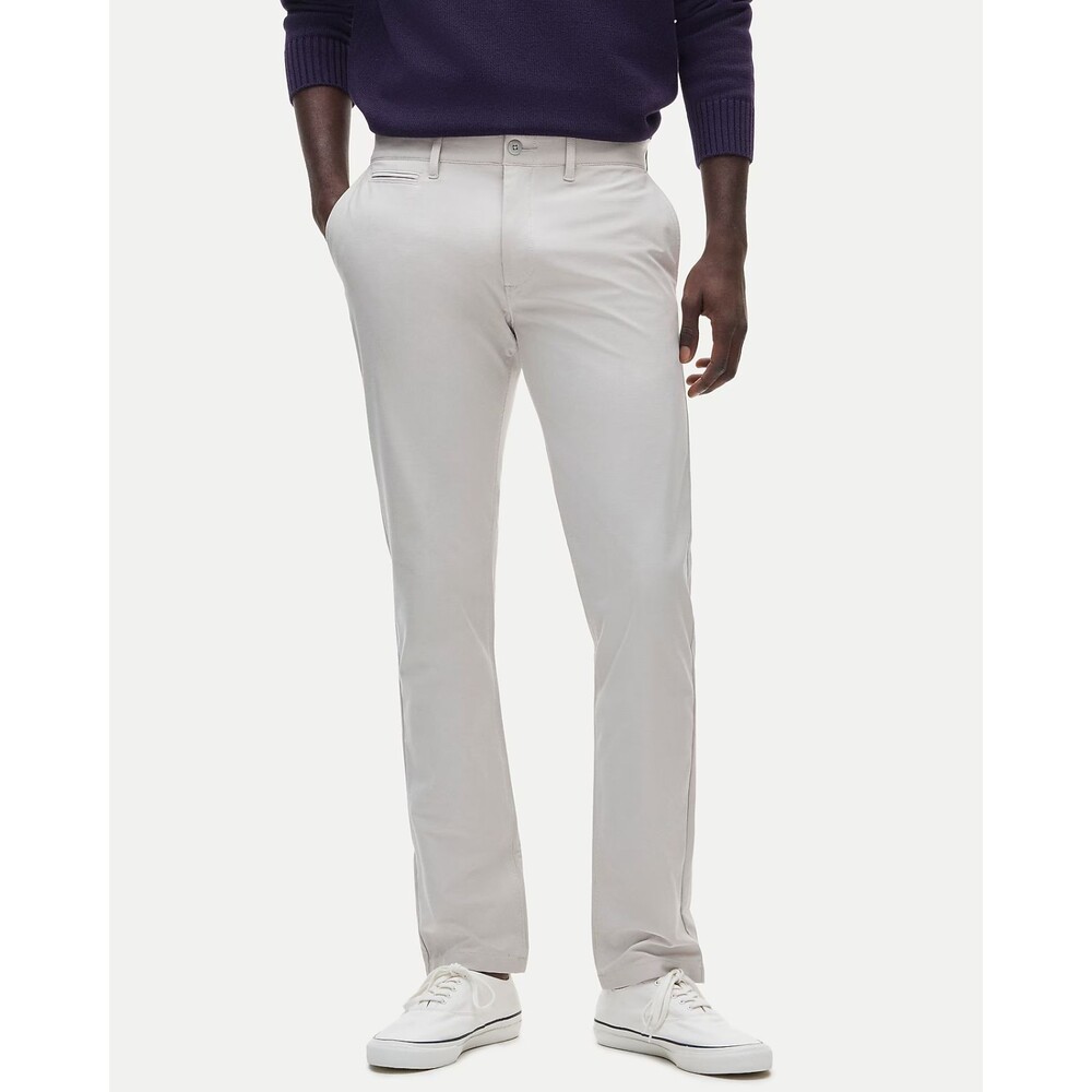 J.Crew Mens 32x34 484 Slim-fit Tech Pant Ashen Taupe Performance Stretch NWT
